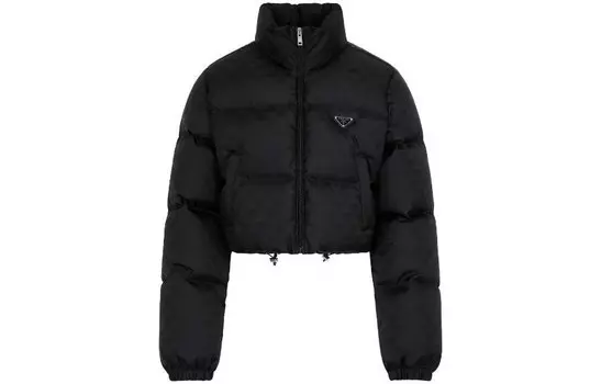 Пальто женское Prada Cropped, черный