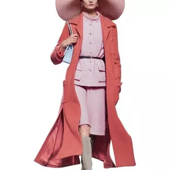 Пальто Женское розовый Chanel, розовый