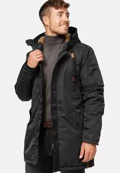 Пальто зимнее Indicode Jeans, черный