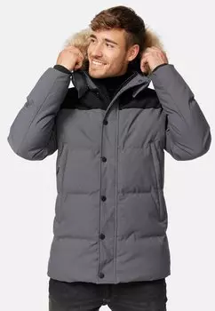 Пальто зимнее Indicode Jeans, серый