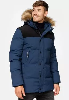 Пальто зимнее Indicode Jeans, синий