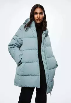 Пальто зимнее Mango, черный