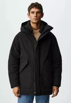 Пальто зимнее Mango, sort