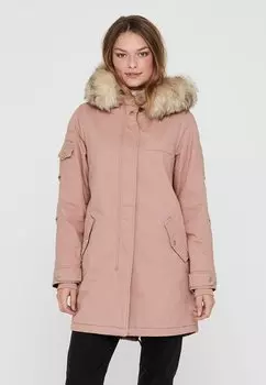 Пальто зимнее ONLY, персиковый