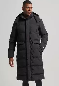 Пальто зимнее Superdry, черный