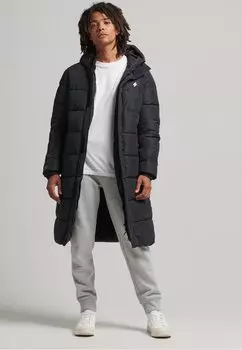 Пальто зимнее Superdry, черный