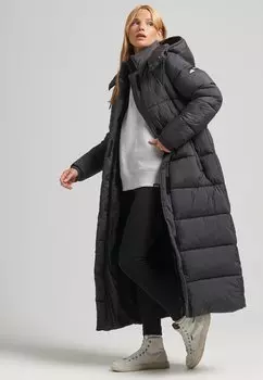 Пальто зимнее Superdry, черный