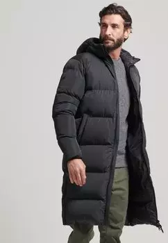 Пальто зимнее Superdry, черный