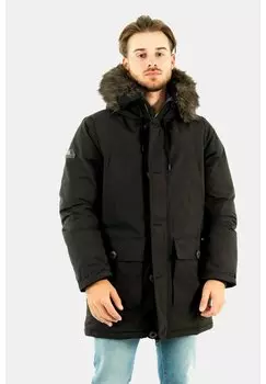 Пальто зимнее Superdry, черный