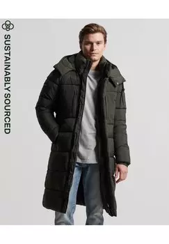 Пальто зимнее Superdry, хаки
