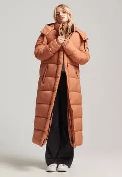 Пальто зимнее Superdry, карамельный