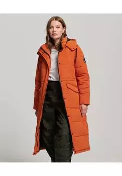Пальто зимнее Superdry, тыквенный