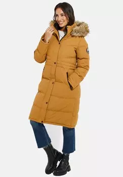 Пальто зимнее Threadbare, желтый