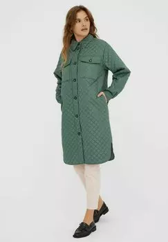 Пальто зимнее Vero Moda, зеленый
