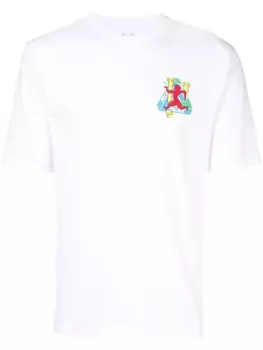Palace футболка с принтом, белый