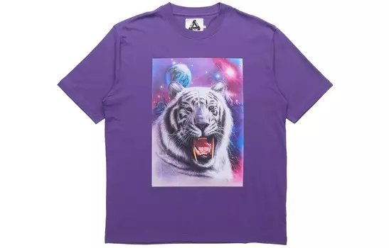 PALACE Футболка унисекс фиолетовые