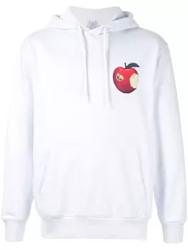 Palace худи с принтом, белый