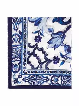 Палантин с принтом Majolica Dolce&Gabbana