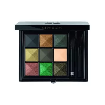Палетка теней для век Givenchy Le 9, 9 цветов, N2 Glimmering Emmerald
