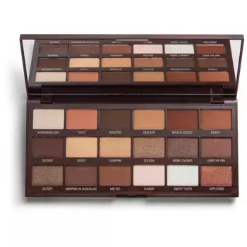 Палетка теней I Heart Revolution Chocolate Shadow Palette - Smores