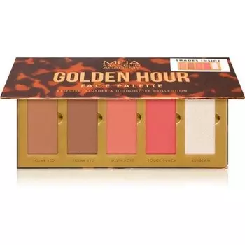 Палитра для лица MUA Golden Hour