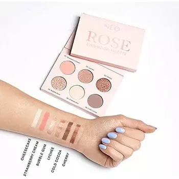 Палитра теней для век Rose 9G, Neo Make Up