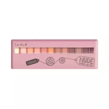 Палитра теней Eyeshadow Nude Make Up Kit Lovely, цвет classic