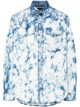 Palm Angels джинсовая рубашка Summer, синий