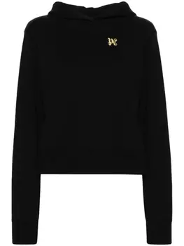 Palm Angels худи с монограммой, черный