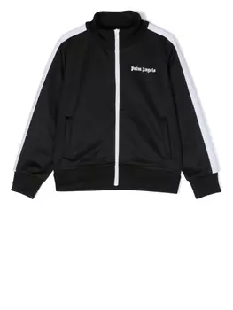Palm Angels Kids спортивная куртка с логотипом, черный