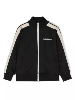 Palm Angels Kids спортивная куртка с логотипом, черный