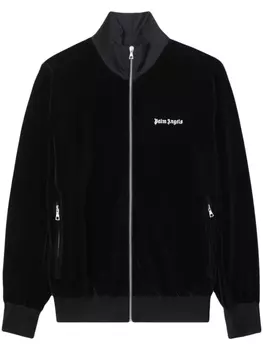 Palm Angels спортивная куртка с логотипом, черный