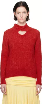 Paloma Шерстяной красный свитер Champions Paloma Wool
