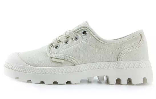 Pampa Canvas Shoes Womens Low-top Light Green Palladium