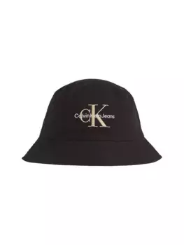 Панама Calvin Klein Jeans "MONOGRAM BUCKET HAT", черный