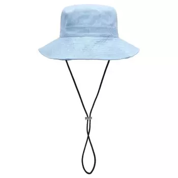Панама Ganni Fisherman Denim Bucket, голубой
