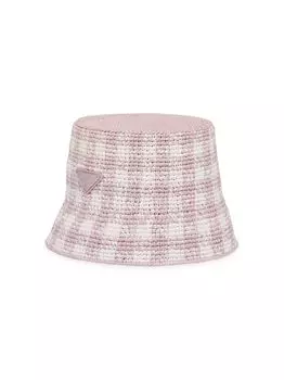 Панама из рафии Prada, розовый