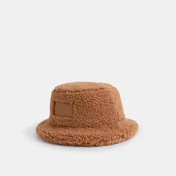 Панама из шерпы COACH, цвет tan