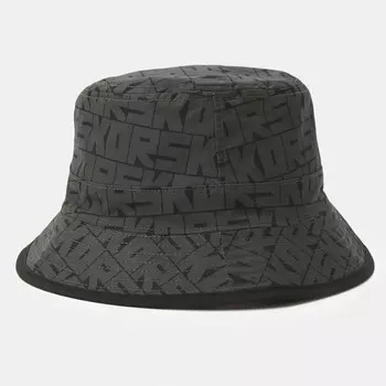 Панама Michael Kors Cube Logo Unisex, черный/серый