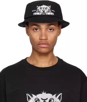Панама с графическим логотипом Paris Kenzo