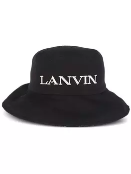 Панама с логотипом Lanvin, черный