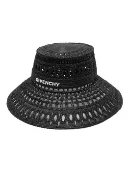 Панама с вышитым логотипом Givenchy, черный