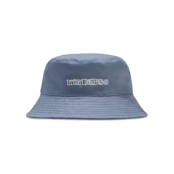 Панама Stussy Canvas Wide Brim Bucket Hat, светло-синий