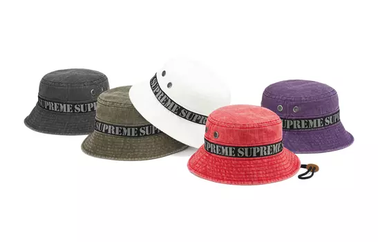 Панама Supreme Stencil Webbing, черный
