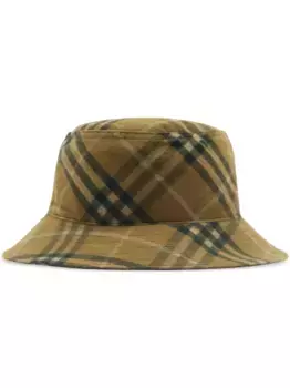 Панама в клетку BURBERRY, коричневый