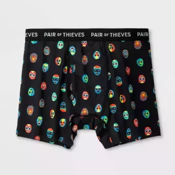 Пара мужских трусов-боксеров Thieves Super Fit Pair of Thieves, цвет Black/Fictitious Character