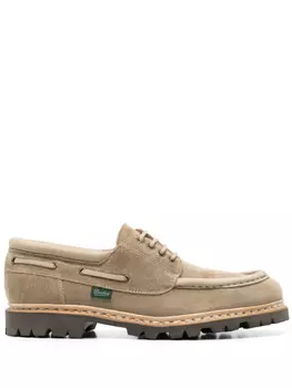 Paraboot замшевые топсайдеры, нейтральный
