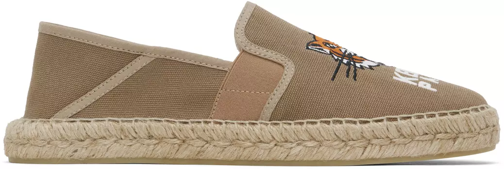 Парижские эластичные эспадрильи Kenzo, Tan