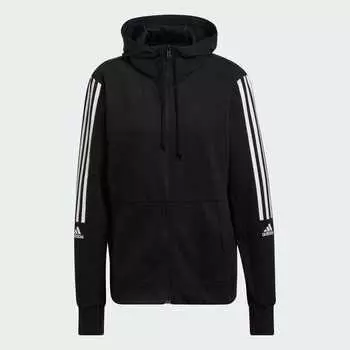 Парка Adidas AEROREADY Made for Training Hoodie, черный