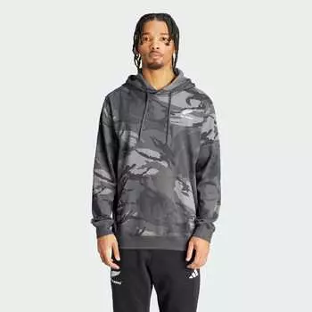 Парка Adidas All Blacks camouflage hoodie, цвет Dark Grey Heather Solid Grey